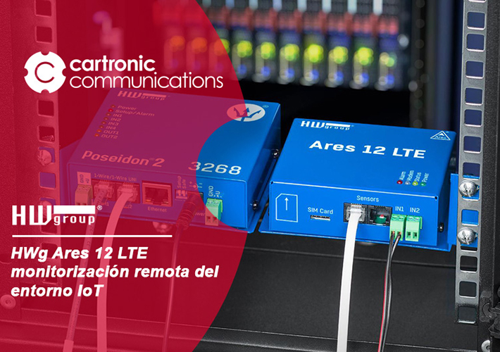 foto HWg Ares 12 LTE, monitorización remota del entorno.